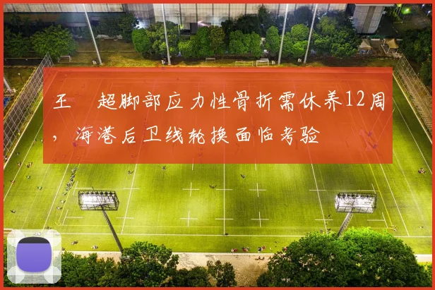 王燊超脚部应力性骨折需休养12周，海港后卫线轮换面临考验